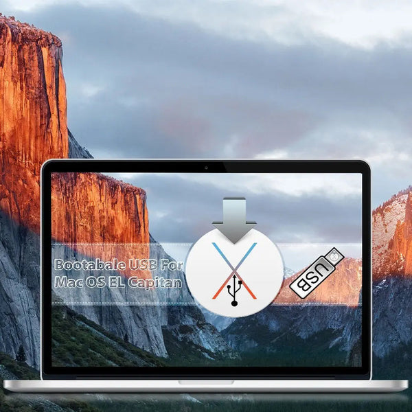 Apple Mac OS X 10.11 El Capitan Recovery Repair Reinstall USB.