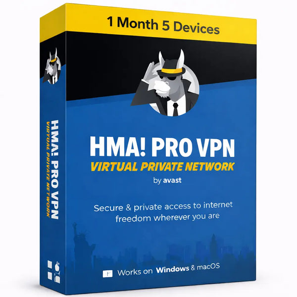 HMA! Pro VPN Key 1 Month 5 Devices