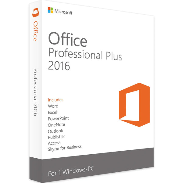 Microsoft Office 2016 Professional Plus Product License Key 