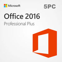 Microsoft Office 2016 Professional Plus | 5 PC | Digital License Key | Instant Download 