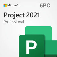 Microsoft Project 2021 Professional | 5 PC | License Key | Instant Download 