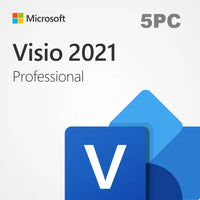 Microsoft Visio 2021 Professional 5PC Devices Product License Key 