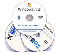 PC Laptop Recovery 3 DVD Bundle for Windows Vista.