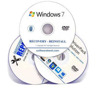 PC Laptop Repair Fix Restore Recovery DVD Bundle for Windows 7.