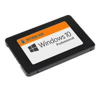 Preinstalled SSD Drive 240GB 480GB 1TB with Microsoft Windows 10 Professional.
