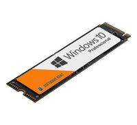 Preinstalled M.2 SSD Drive 240GB 480GB 1TB with Microsoft Windows 10 Professional Ready to Run.