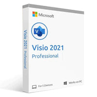 Microsoft Visio 2021 Professional 5PC Devices Product License Key 
