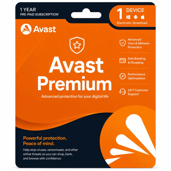 Avast Premium Security 1 Year 1 Device