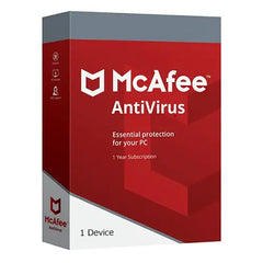 Logiciel de sécurité antivirus McAfee 1 appareil 1 an