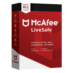 McAfee LiveSafe Identity Protection Appareils illimités 1 an