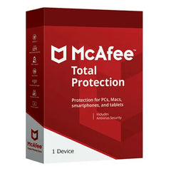 McAfee Total Protection 2022 Security Antivirus 1 an 1 appareil