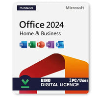 Microsoft Office 2024 Home and Business 1 PC or Mac License Product Key 
