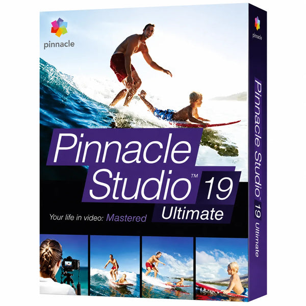 Logiciel de montage vidéo Pinnacle Studio 19 Ultimate à vie