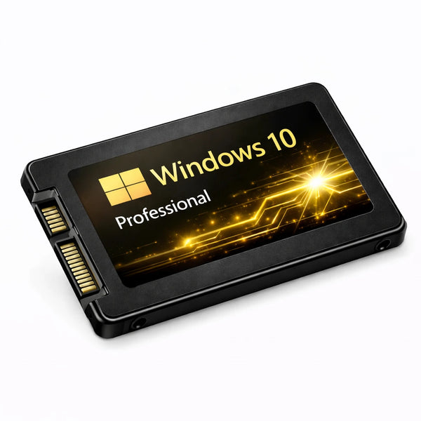 Preinstalled SSD Drive 240GB 480GB 1TB with Microsoft Windows 10 Professional Ready to Run
