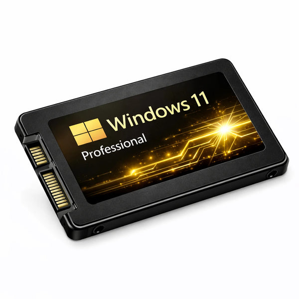 Preinstalled SSD Drive 240GB 480GB 1TB with Microsoft Windows 11 Professional Ready to Run