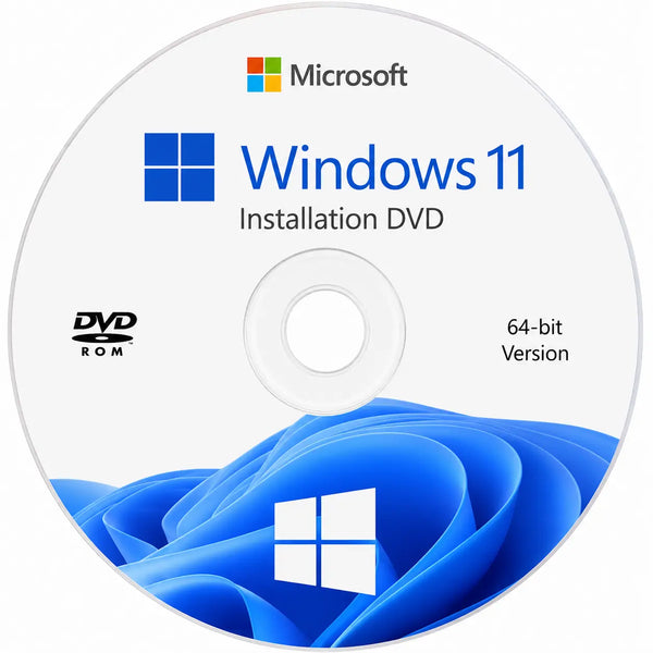 Płyta DVD do odzyskiwania systemu Windows 11 Home i Professional na laptopie
